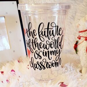 Teacher Appreciation Plastic Tumbler 